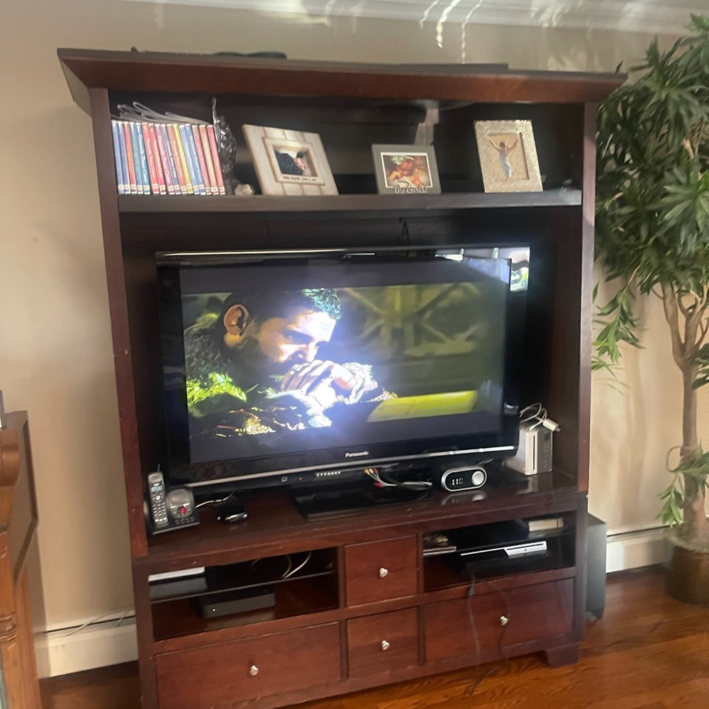 Entertainment center. Great condition